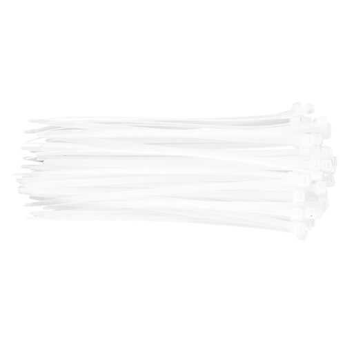 Műanyag kábelkötegelő TOPEX fehér 4,8x200